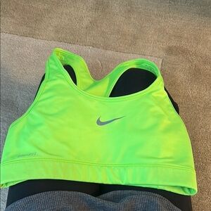 Nike Neon Green Dri-FIT Sports Bra